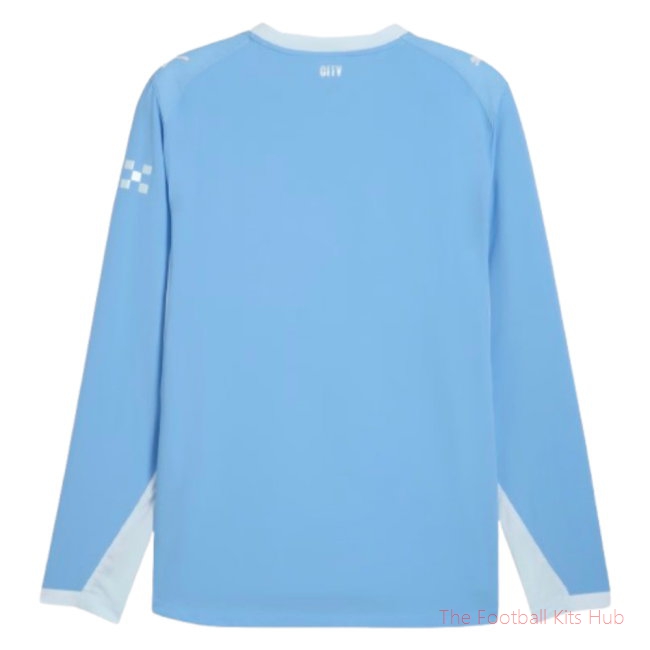 2026/27 Man City Authentic Long Sleeve Home Shirt Haaland 9 - image 3