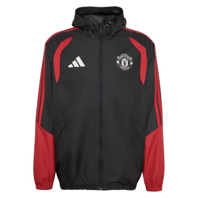 [BSJH] 2026 2027 Man Utd Allweather Jacket Uniform (Black)