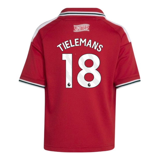 [BSJ] 2026 2027 Man Utd Mini Kit Home Apparel (Tielemans 18) Jersey