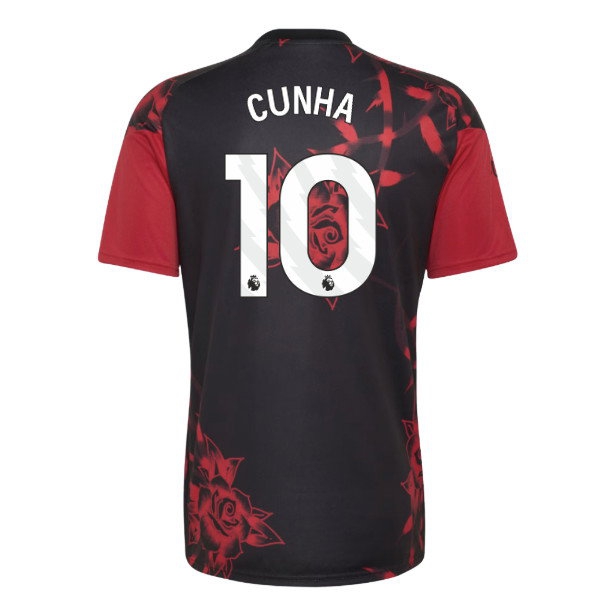 [BSJ] 2026 2027 Man Utd Pre Match Shirt Home Apparel (Red) (Cunha 10) Jersey