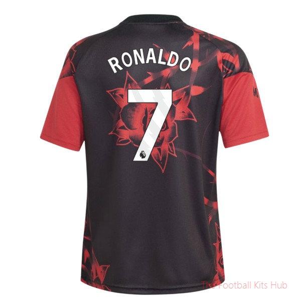 2026/27 Man Utd Home Pre-Match Shirt Red - Kids Ronaldo 7