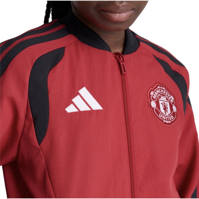 [BSJH] 2026 2027 Man Utd Presentation Jacket Kids Apparel (Red)