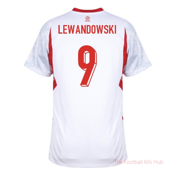 2026/27 Poland Home Shirt Kids Lewandowski 9