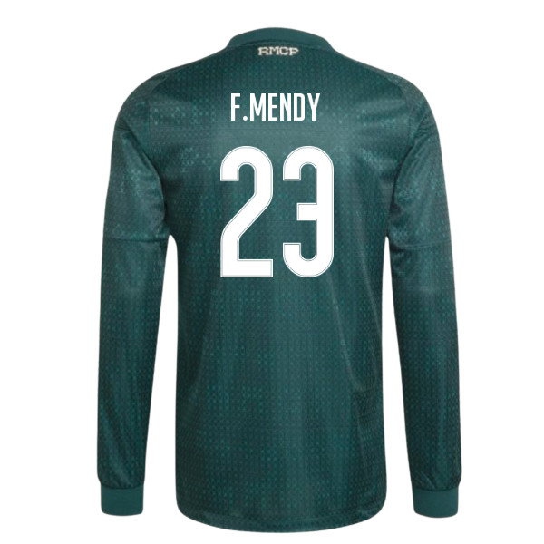 2026-2027 Real Madrid Authentic Long Sleeve Away Shirt (F.Mendy 23) Jersey