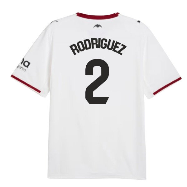 [BSJ] 2026 2027 Valencia Shirt Home Kit (Rodriguez 2) Jersey