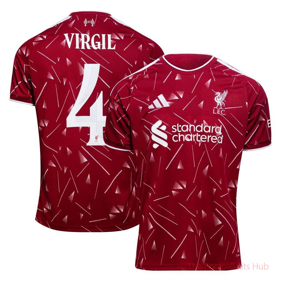 Liverpool Home Shirt 2026/27 Cup Print VIRGIL 4-UniFootball Store