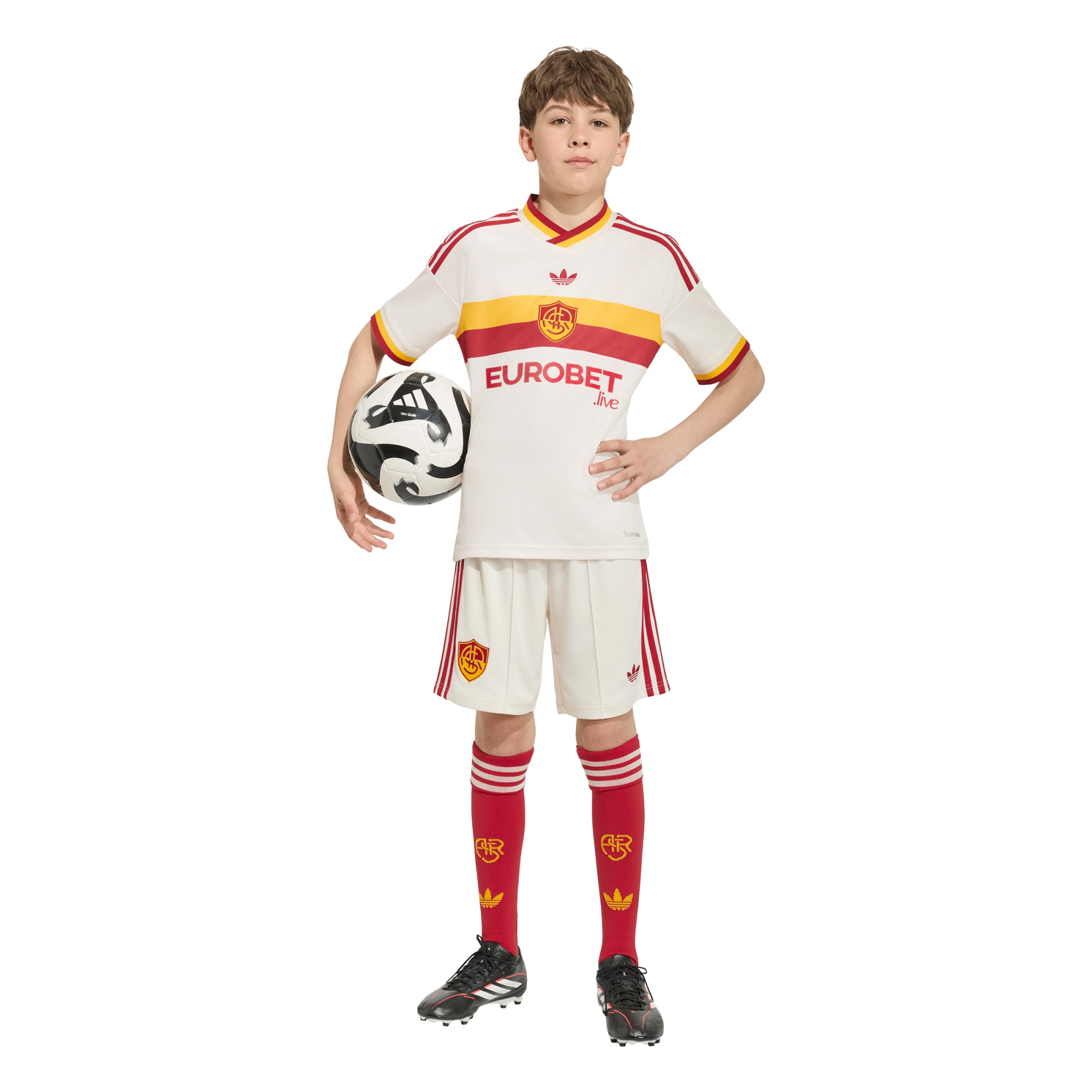 AS Roma Youth 2026/27 Away Replica Jersey - White - image 3
