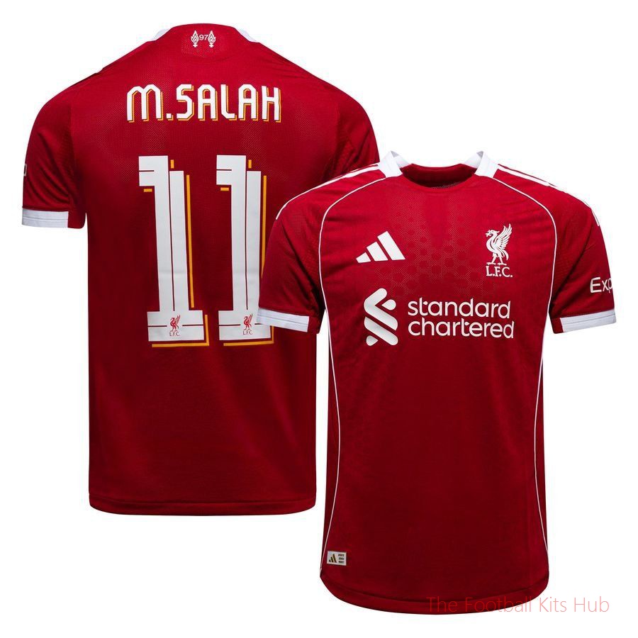 Liverpool Home Shirt 2025/26 Champions League Authentic M.SALAH 11-UniFootball Store