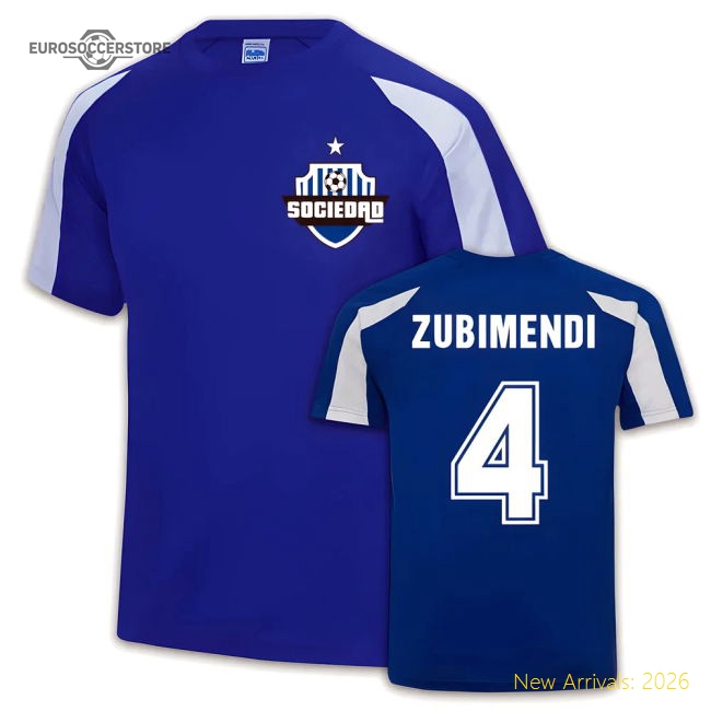 Sociedad Sports Training Jersey (Martin Zubimendi 4)-ly44