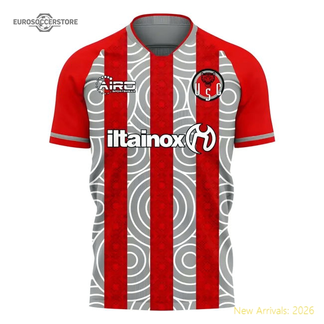 Cremonese 2025-2026 Home Concept Football Kit (Airo) - Womens-ly44