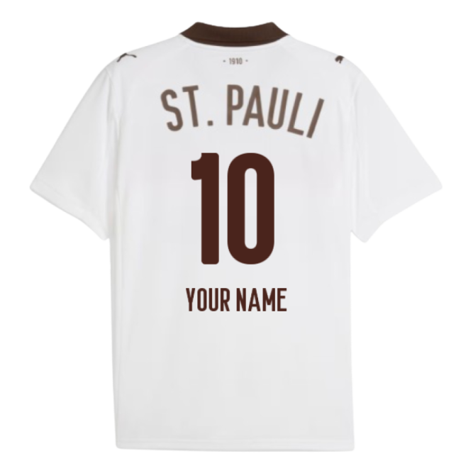 2025-2026 St Pauli Away Shirt (Your Name)-ly44