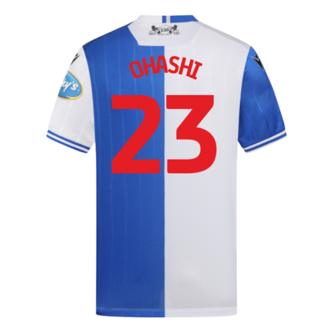 2025-2026 Blackburn Rovers Home Shirt (Ohashi 23)-Football Jersey Hub