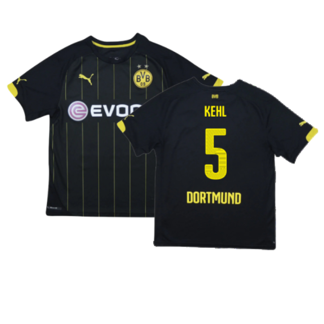 Borussia Dortmund 2014-16 Away Shirt ((Excellent) S) (Kehl 5)-Football Jersey Hub
