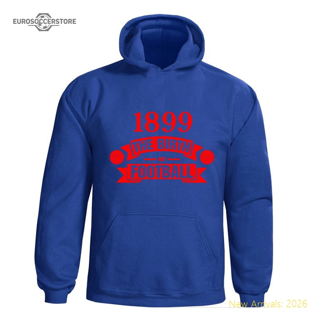 Barcelona Birth Of Football Hoody (blue) - Kids-BuySoccerJersey Hub