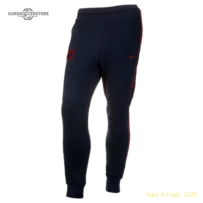 2019-2020 Barcelona Nike Fleece Pants (Obsidian) - Kids-BuySoccerJersey Hub