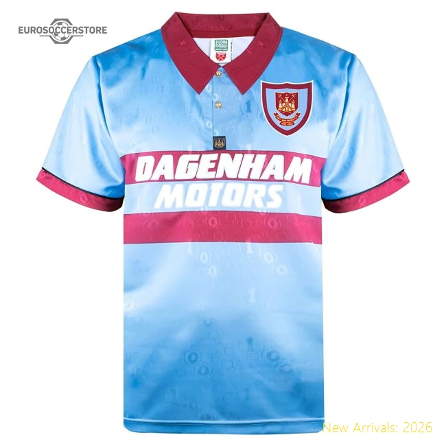 1995-1996 West Ham Away Retro Shirt (NOBLE 16)-Football Jersey Hub