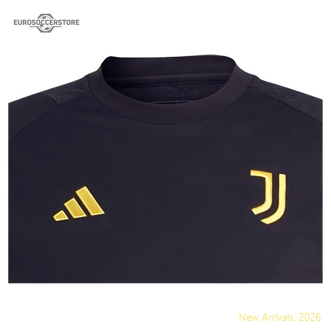 2023-2024 Juventus Cotton Tee (Black) (RONALDO 7)-BuySoccerJersey Hub