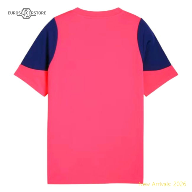 2025-2026 Man City Training Jersey (Fluro Pink) - Kids (Haaland 9)-ly44