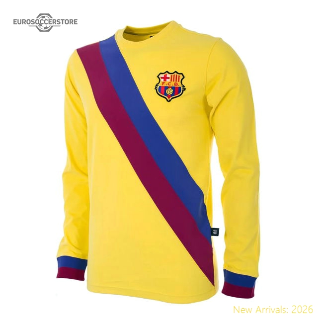 FC Barcelona Away 1974 - 75 Retro Football Shirt-BuySoccerJersey Hub