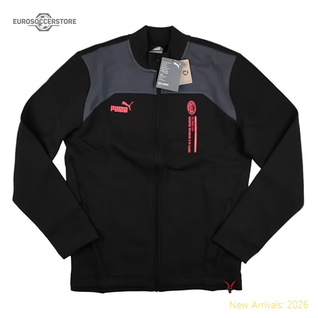 2023-2024 AC Milan FtblCulture Track Jacket (Black)-ly44