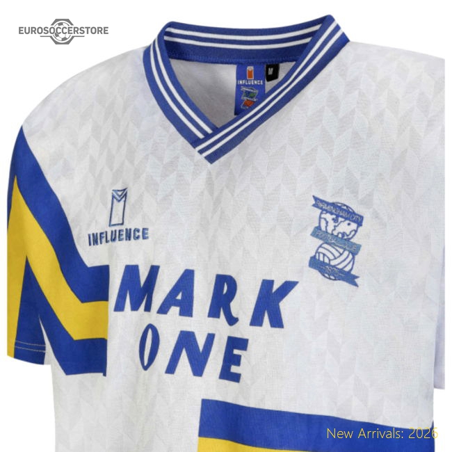1991-1992 Birmingham City Away Retro Shirt Jersey