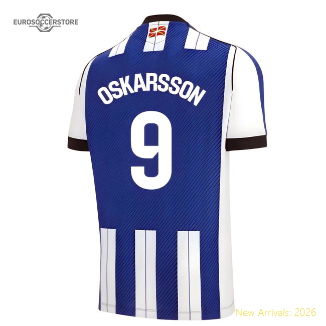 2025-2026 Real Sociedad Home Shirt (Oskarsson 9)-ly44