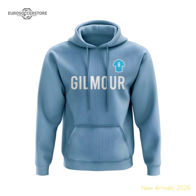 Billy Gilmour Napoli Number Hoody (Sky)-Football Jersey Hub