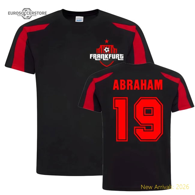 David Abraham Frankfurt Sports Training Jersey (Black)-ly44