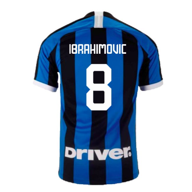 2019-2020 Inter Milan Home Shirt (Ibrahimovic 8)-ly44