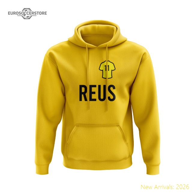 Marco Reus Dortmund Number Hoody (Yellow)-ly44
