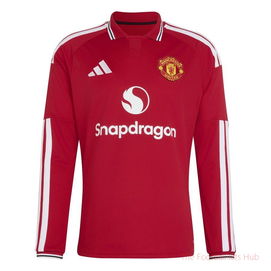 Manchester United Home Shirt 2026/27 Long Sleeves PRE-ORDER-UniFootball Store