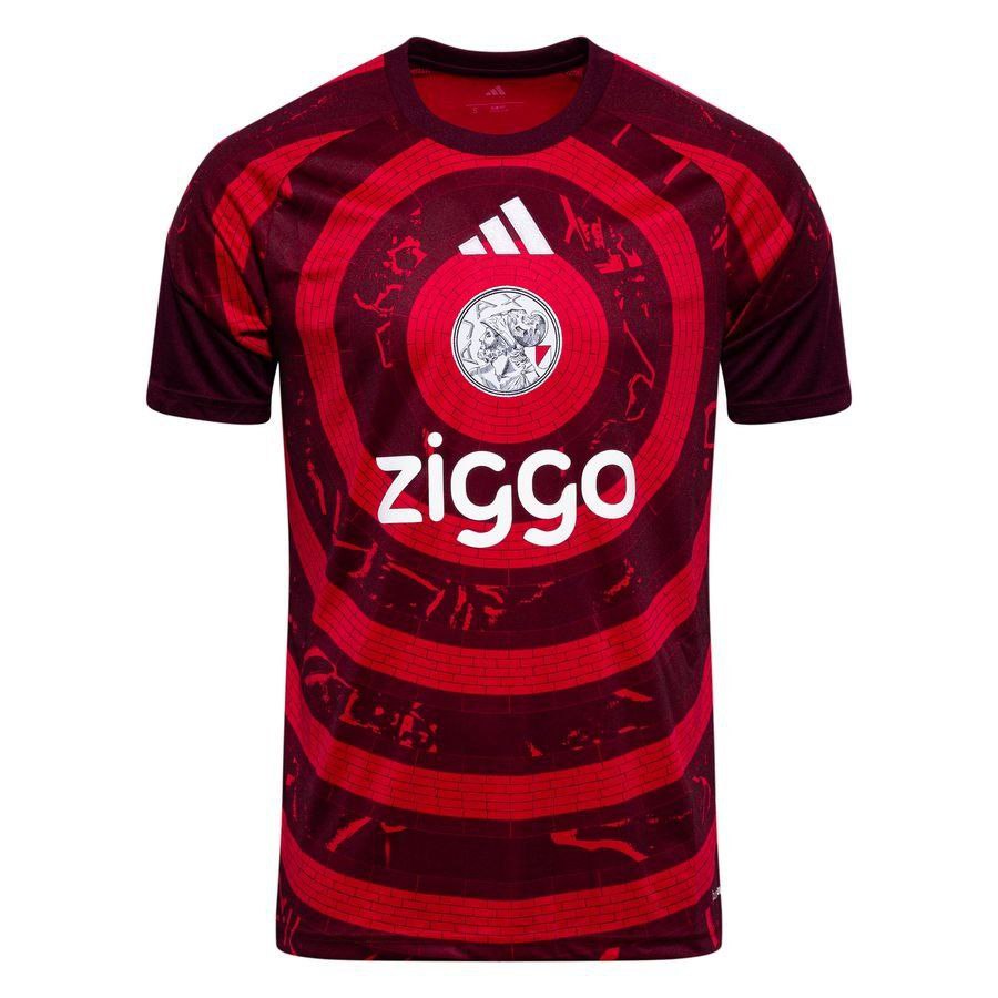 Ajax Pre Match Bold Training Red Kit T