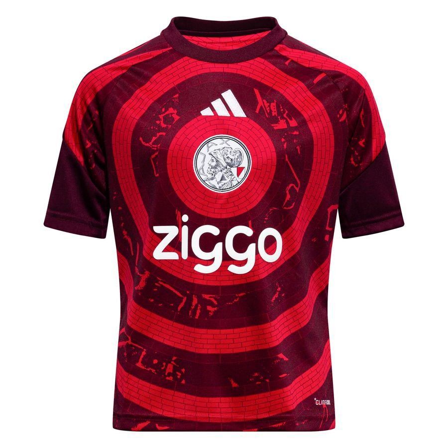 Ajax Pre Match Bold Training Kids Red Uniform T