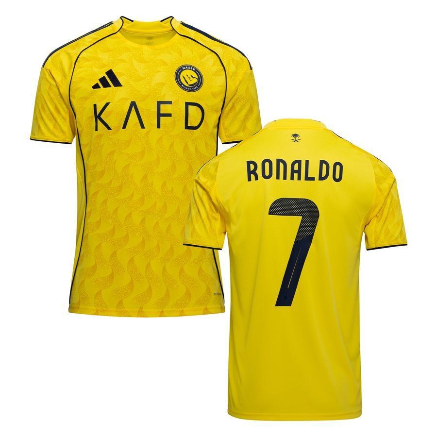 Al Nassr RONALDO 7 Home Kids Uniform 2025/26
