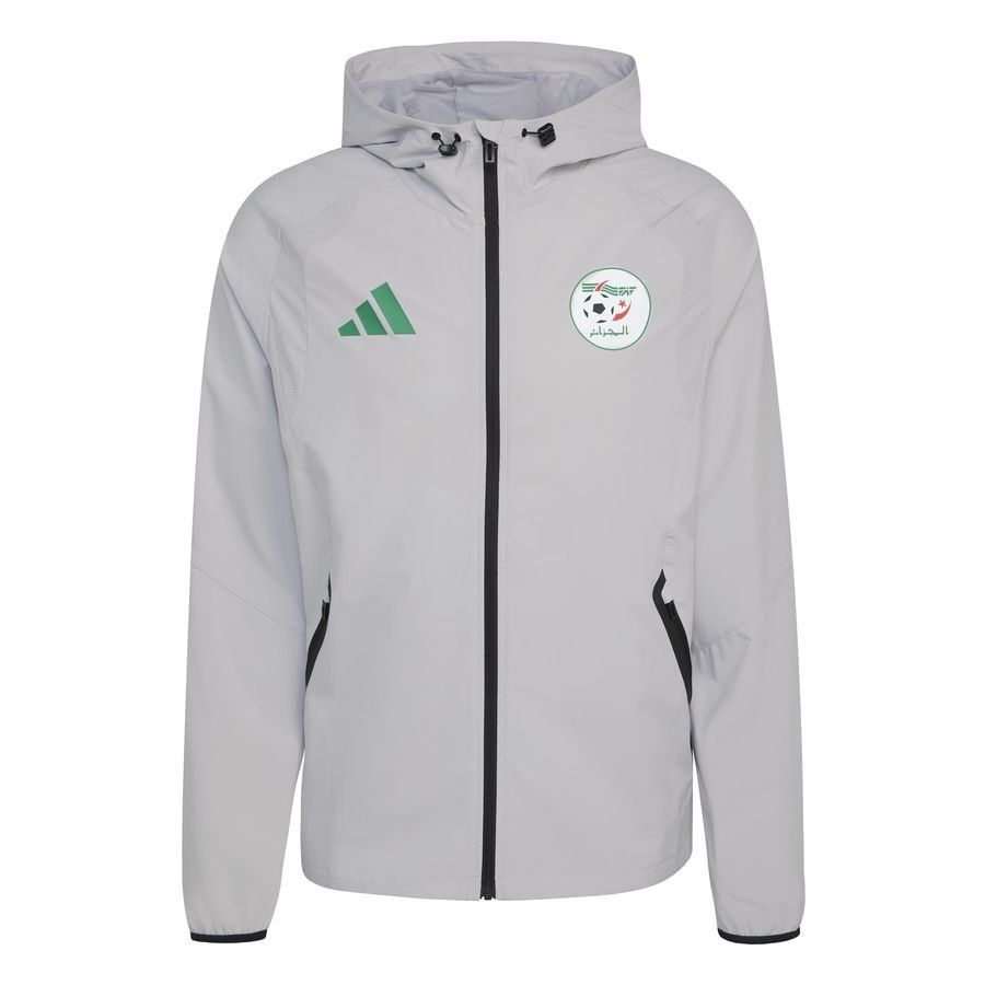 Algeria Windbreaker Tiro Tech FZ Light Grey Jersey