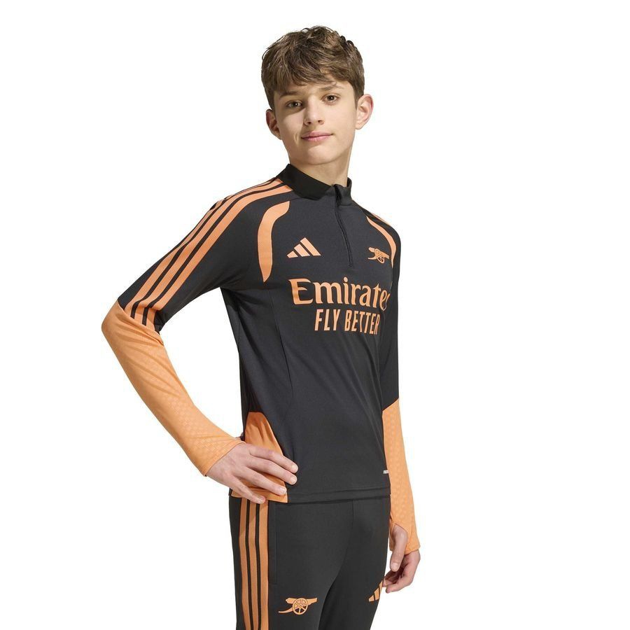 Arsenal Black/Orange Training Kids Jersey