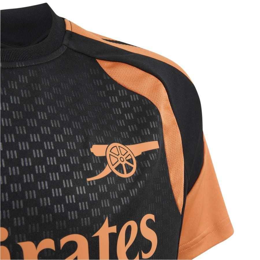 Arsenal Black/Orange Training Kids Jersey T