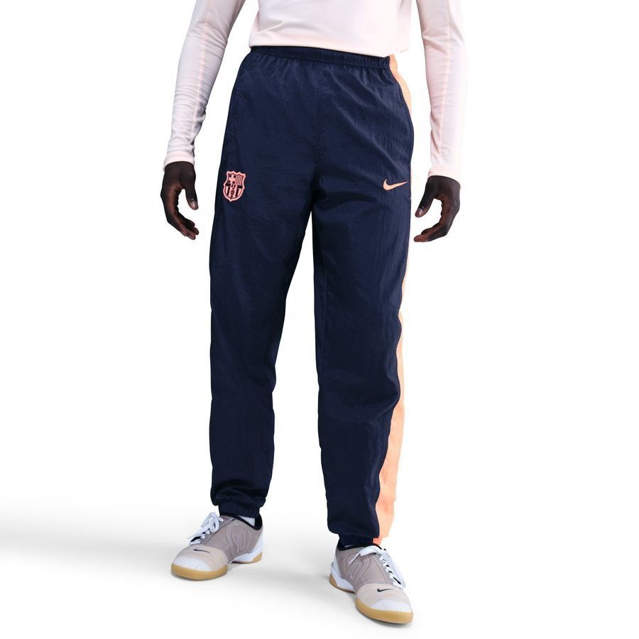Barcelona Track Pants T90 Woven Midnight Navy/Bright Mango Apparel 3rd