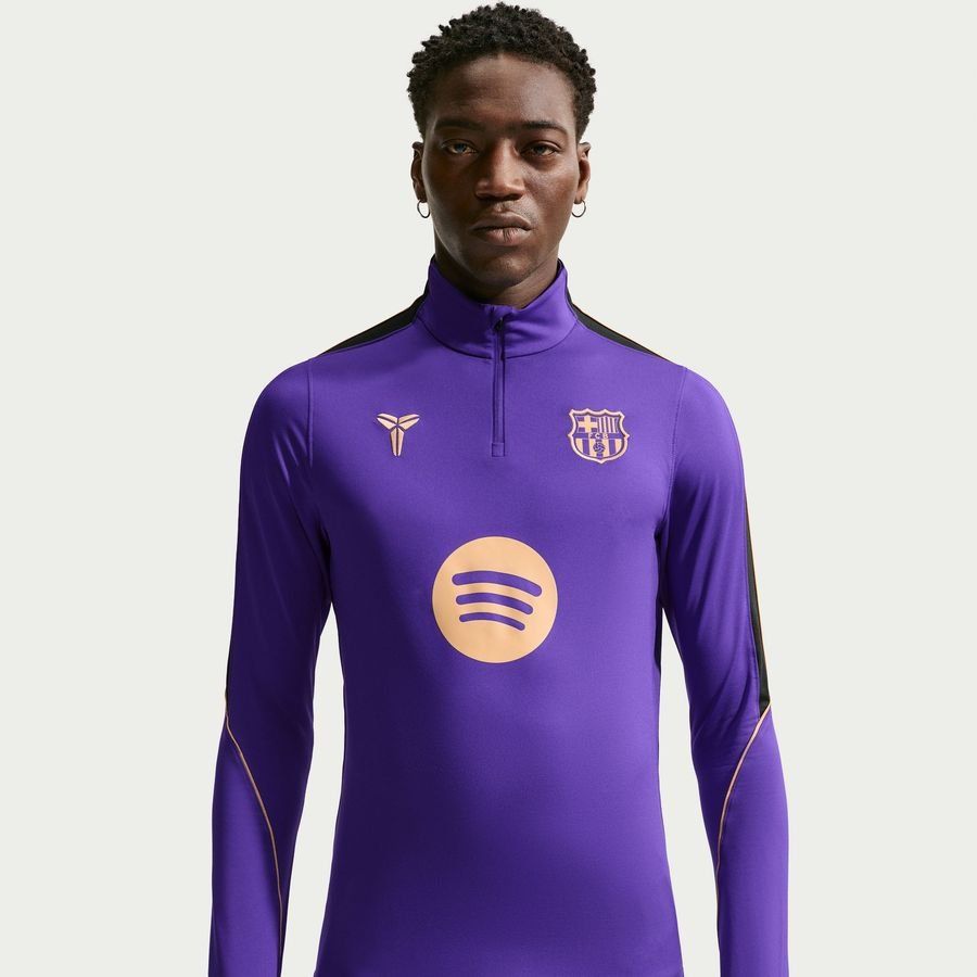 Barcelona Dri FIT Strike Purple/Black/Metallic Training Gold Uniform