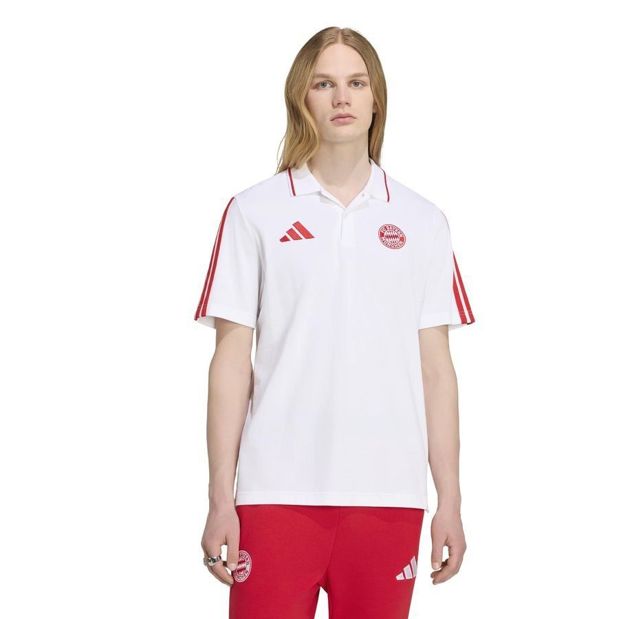 Bayern München Polo DNA White/Better Scarlet Apparel