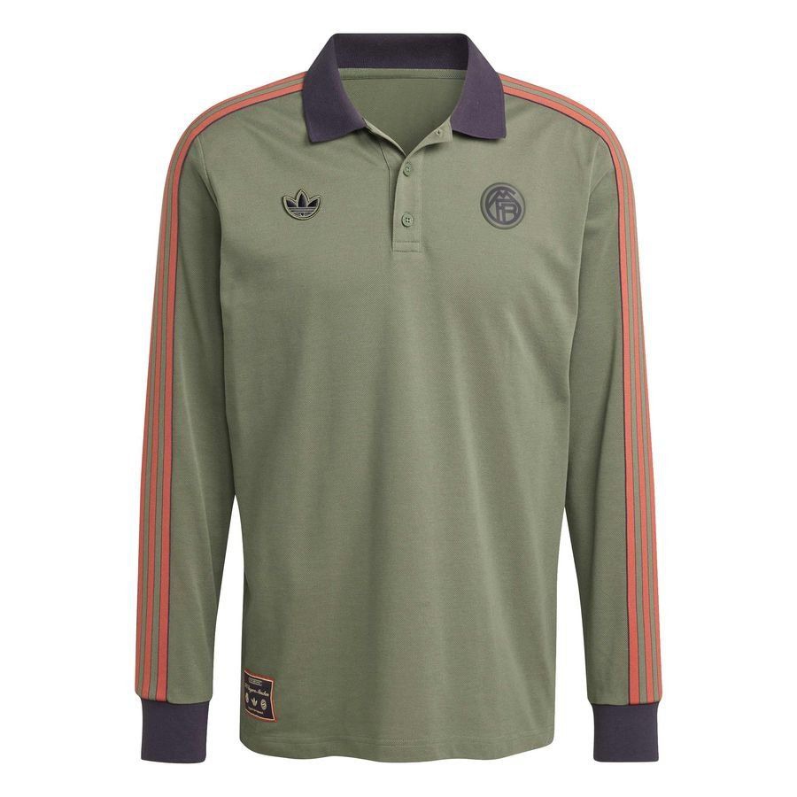 Bayern München Polo Terrace Icons Base Long Sleeves Green Apparel