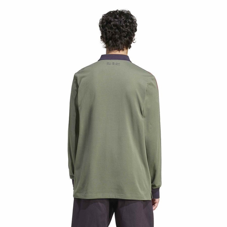 Bayern München Polo Terrace Icons Base Long Sleeves Green Apparel