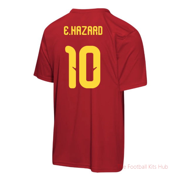 Belgium FIFA World Cup 2026™ T-Shirt Red - Kids E.Hazard 10