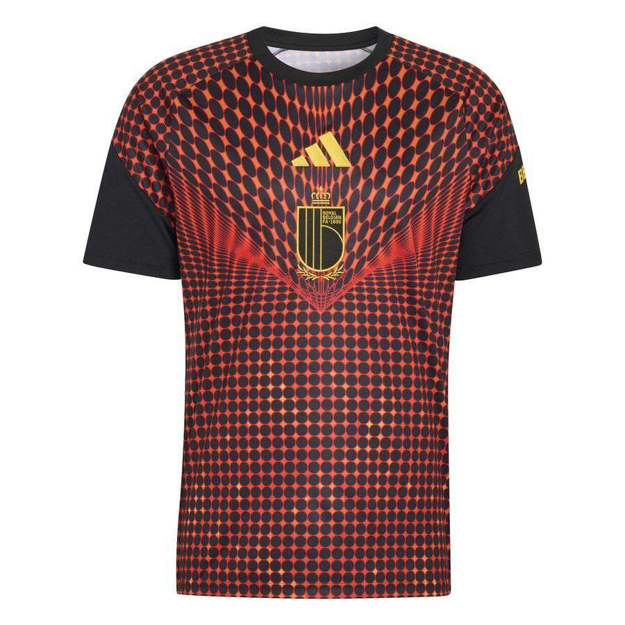 Belgium Pre Match Black/Red Training Uniform T