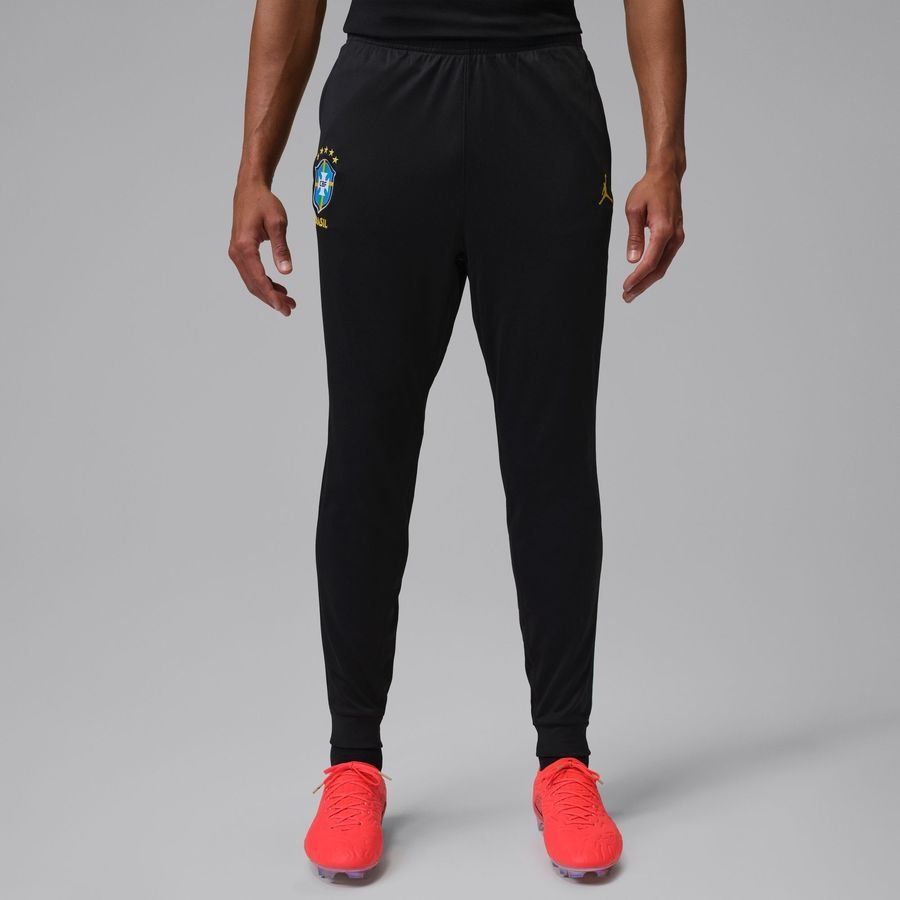 2026 Brazil Jordan Track Pants Dri FIT Academy Pro World Cup Black/Yellow/Light