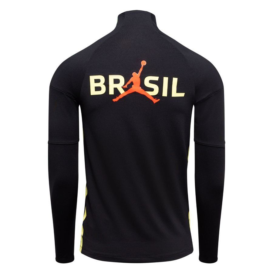 2026 Brazil Jordan Dri FIT Strike Drill World Cup Black/Yellow Training Kit X
