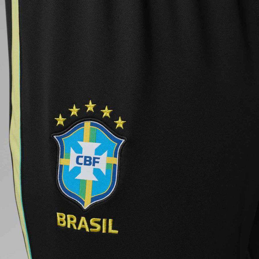 2026 Brazil Jordan Trousers Dri FIT Strike World Cup Black/Yellow Training Kit X