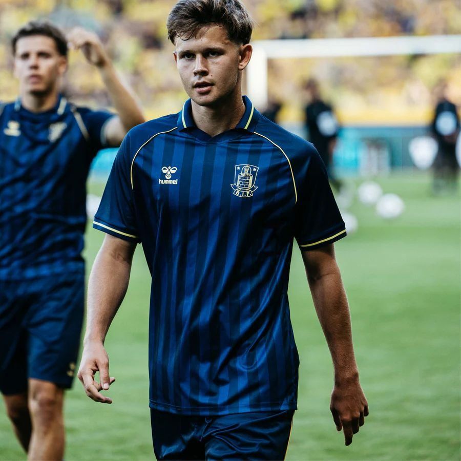 Brondby IF Pre Match Depths Training Blue Apparel T