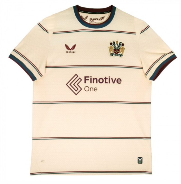 Burnley FC 26-27 Away — Gawthorpe Hall stone-building texture-UniFootball Store