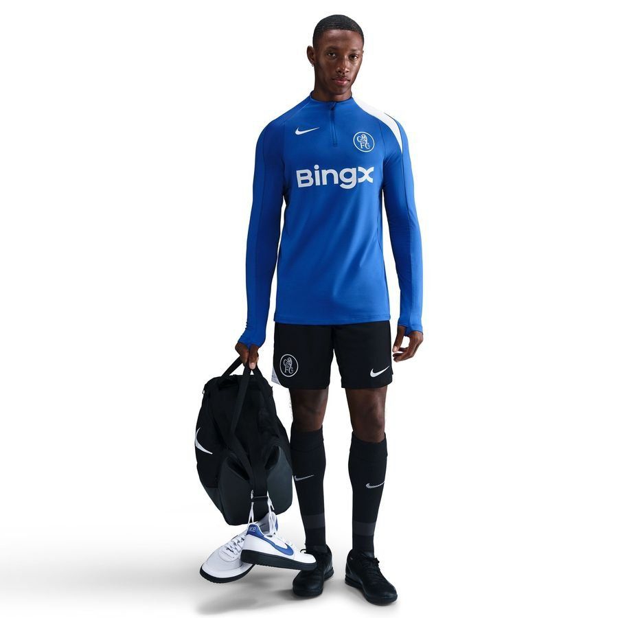 Chelsea Dri FIT Strike Drill Game Royal/Field Training Silver Kit 3rd